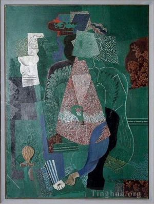 巴勃罗·毕加索的当代艺术作品《少女肖像,1914》