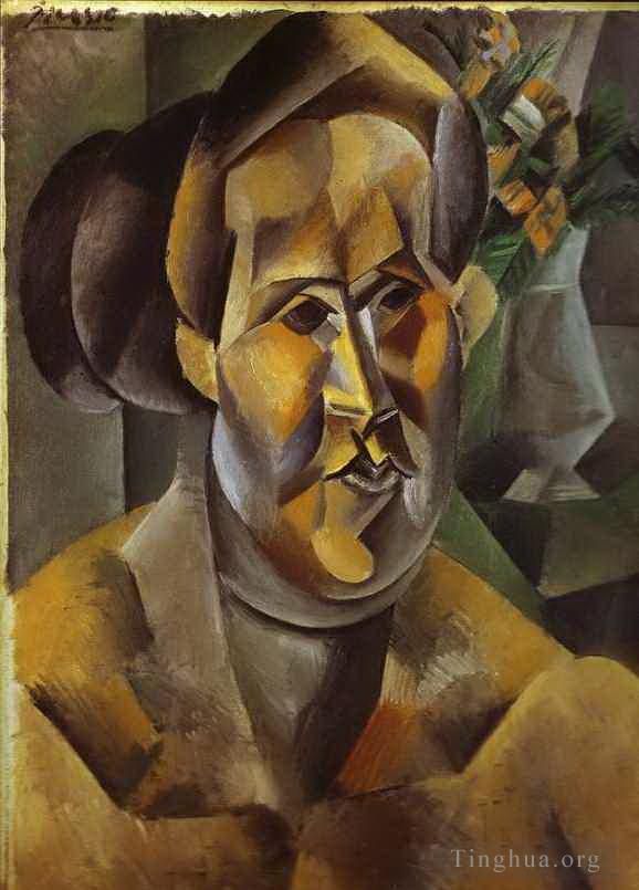 巴勃罗·毕加索 当代各类绘画作品 -  《费尔纳德肖像,1909》