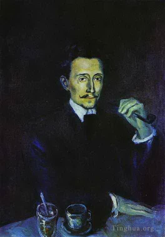 巴勃罗·毕加索 当代各类绘画作品 -  《索莱尔肖像,1903》