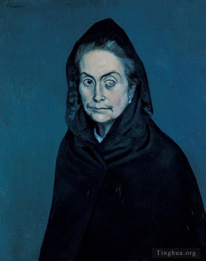 巴勃罗·毕加索 当代各类绘画作品 -  《塞莱斯蒂娜,1904》