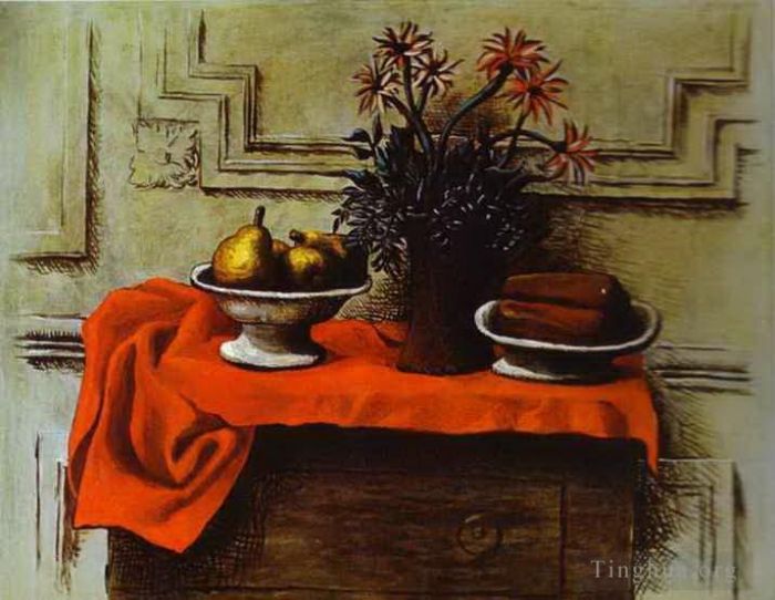 巴勃罗·毕加索 当代各类绘画作品 -  《静物,1919》