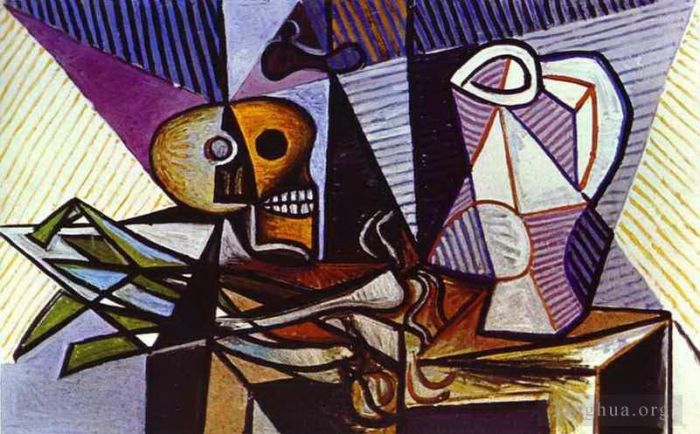 巴勃罗·毕加索 当代各类绘画作品 -  《静物,1945》