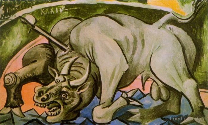 巴勃罗·毕加索 当代各类绘画作品 -  《陶罗·穆兰,1934》
