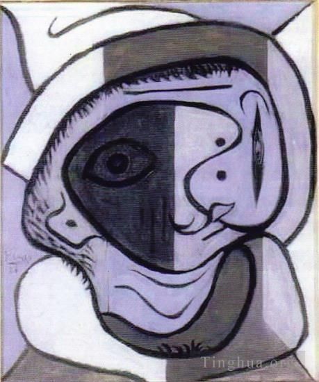 巴勃罗·毕加索 当代各类绘画作品 -  《太特,1936》
