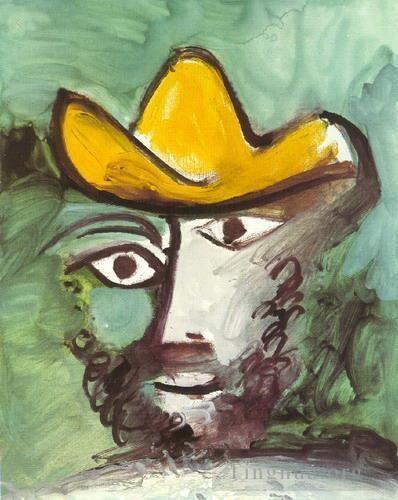 巴勃罗·毕加索 当代各类绘画作品 -  《人类之战,1971》