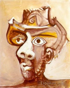 巴勃罗·毕加索的当代艺术作品《开头的男人与人,1971》