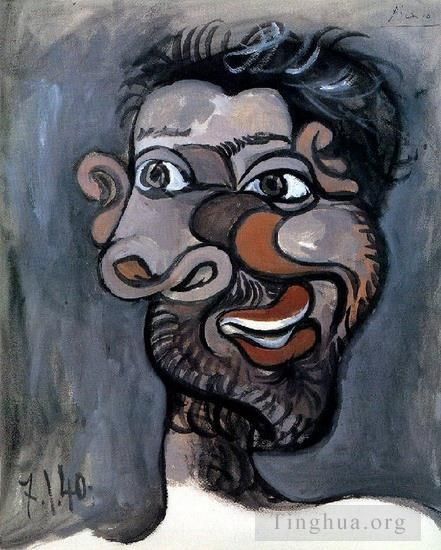 巴勃罗·毕加索 当代各类绘画作品 -  《1940,年的男人之夜》