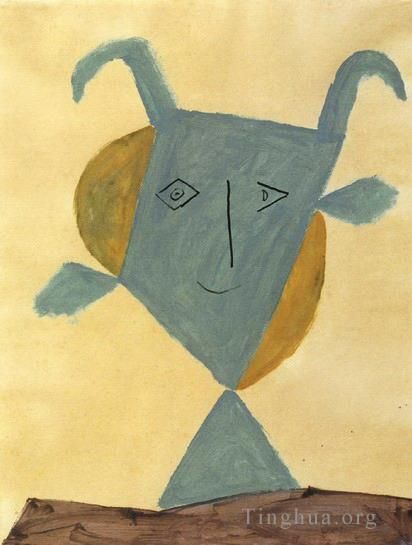 巴勃罗·毕加索 当代各类绘画作品 -  《1946年的牧神之角》