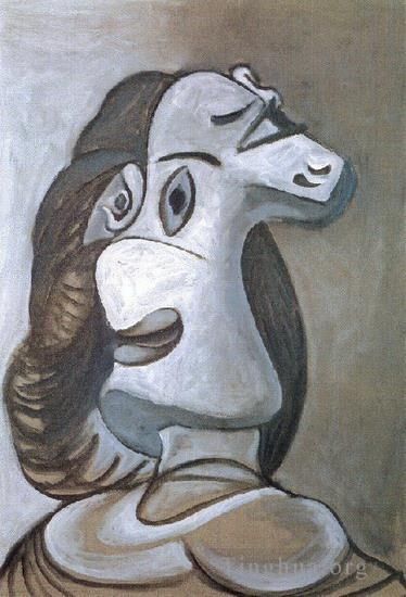 巴勃罗·毕加索 当代各类绘画作品 -  《女人的背影,1924》