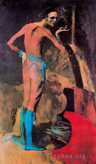 巴勃罗·毕加索 当代各类绘画作品 -  《演员,1904》