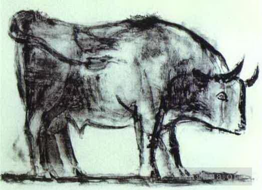 巴勃罗·毕加索 当代各类绘画作品 -  《公牛州,I,1945》