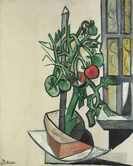 巴勃罗·毕加索 当代各类绘画作品 -  《西红柿,1944》