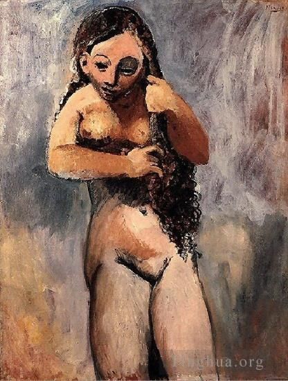 巴勃罗·毕加索 当代各类绘画作品 -  《蒂亚莱特,5,1906》