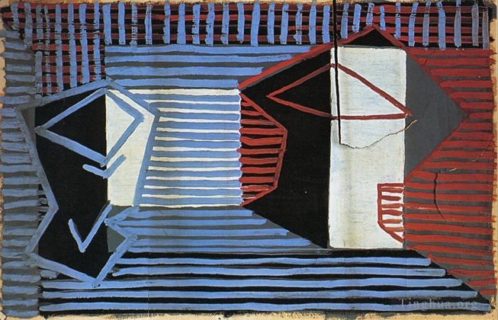 巴勃罗·毕加索 当代各类绘画作品 -  《维尔等人,1922》