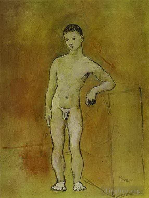 巴勃罗·毕加索 当代各类绘画作品 -  《年轻的裸体,1906》