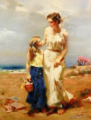 皮诺·德埃尼的当代艺术作品《皮诺·德埃尼母亲和女儿》