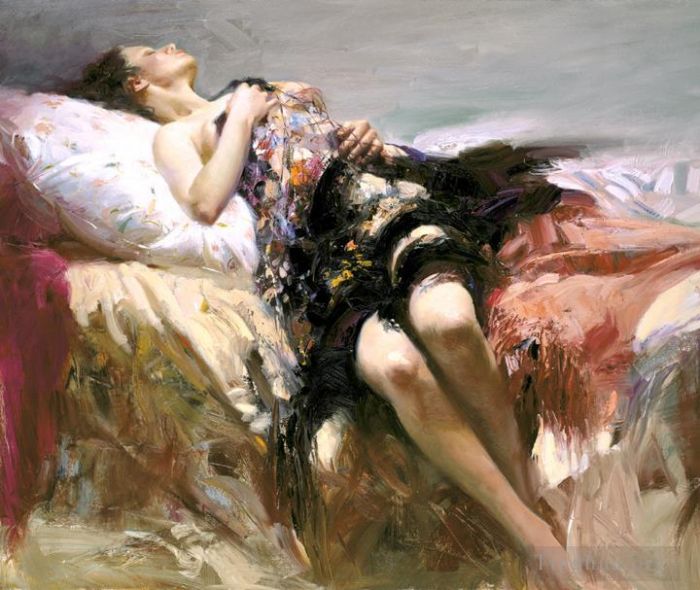 皮诺·德埃尼 当代油画作品 -  《性感》