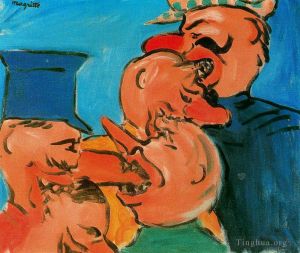 雷内·马格利特的当代艺术作品《1948年饥荒》