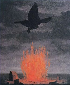 雷内·马格利特的当代艺术作品《狂热分子,1955》