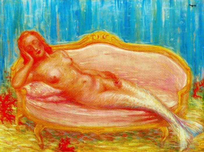 雷内·马格利特 当代油画作品 -  《禁忌世界,1949》