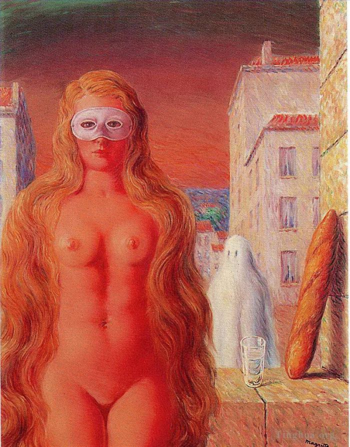 雷内·马格利特 当代油画作品 -  《圣人嘉年华,1947》