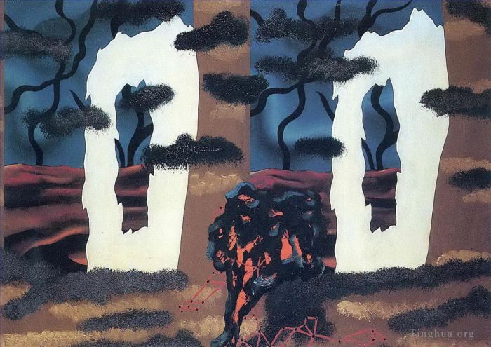 雷内·马格利特 当代各类绘画作品 -  《看不见的味道,1927》