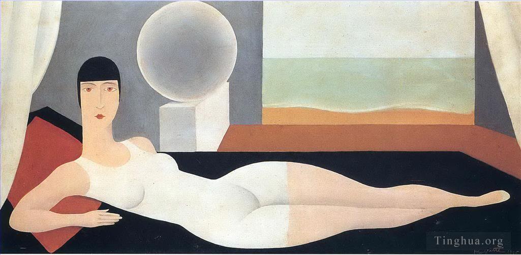 雷内·马格利特作品《沐浴者,1925》