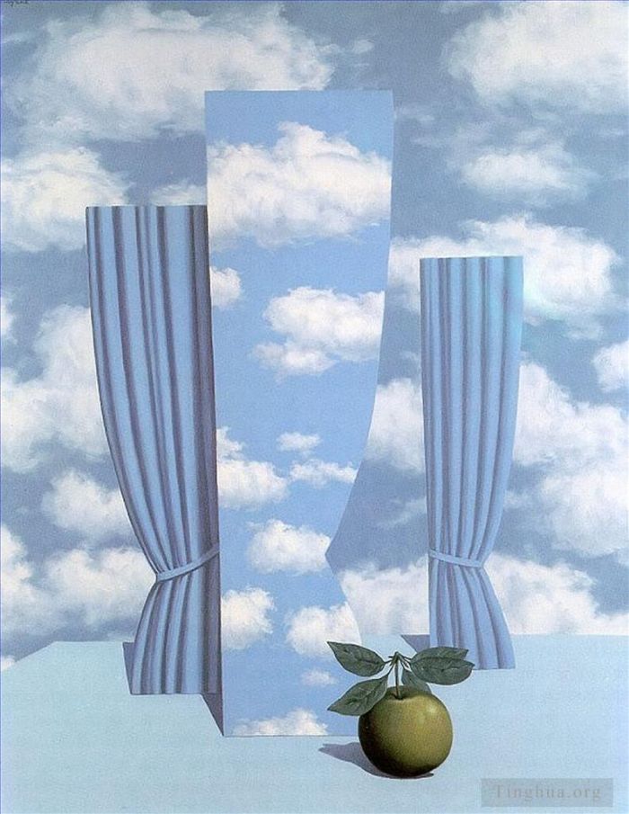 雷内·马格利特 当代各类绘画作品 -  《美丽世界1962》