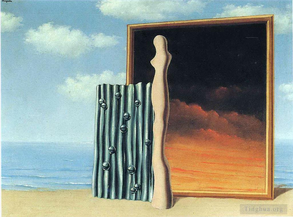 雷内·马格利特作品《海边作文,1935》