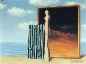 雷内·马格利特的当代艺术作品《海边作文,1935》