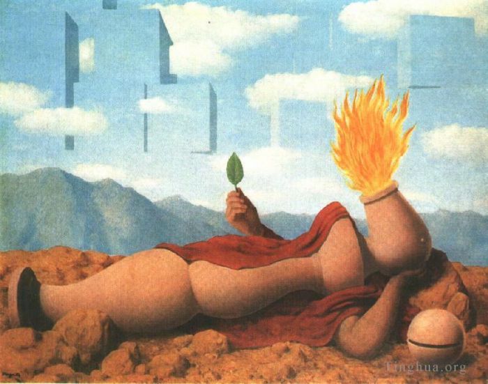 雷内·马格利特 当代各类绘画作品 -  《初级宇宙论,1949》