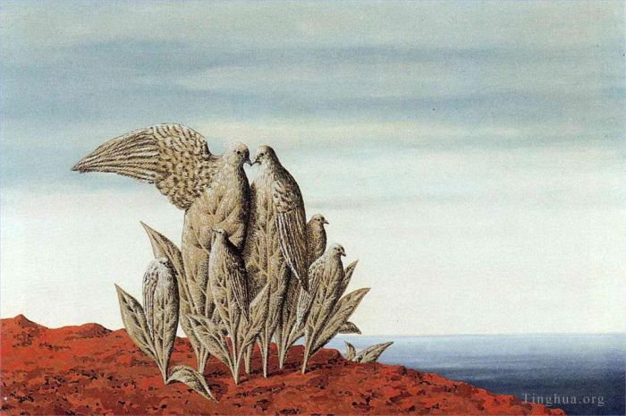 雷内·马格利特 当代各类绘画作品 -  《宝藏岛,1942》