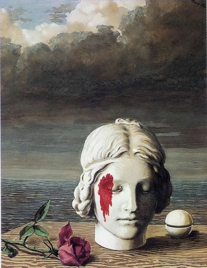 雷内·马格利特 当代各类绘画作品 -  《记忆1941》
