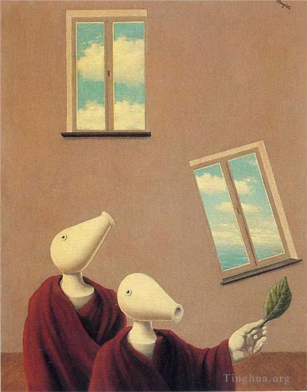 雷内·马格利特 当代各类绘画作品 -  《自然邂逅,1945》