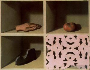 雷内·马格利特的当代艺术作品《博物馆一晚,1927》