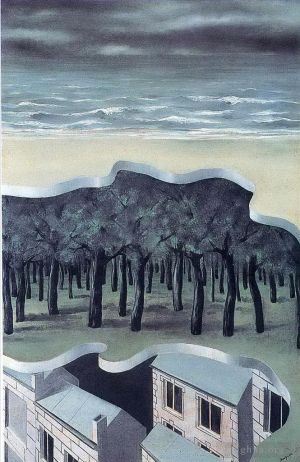 雷内·马格利特的当代艺术作品《流行全景,1926》