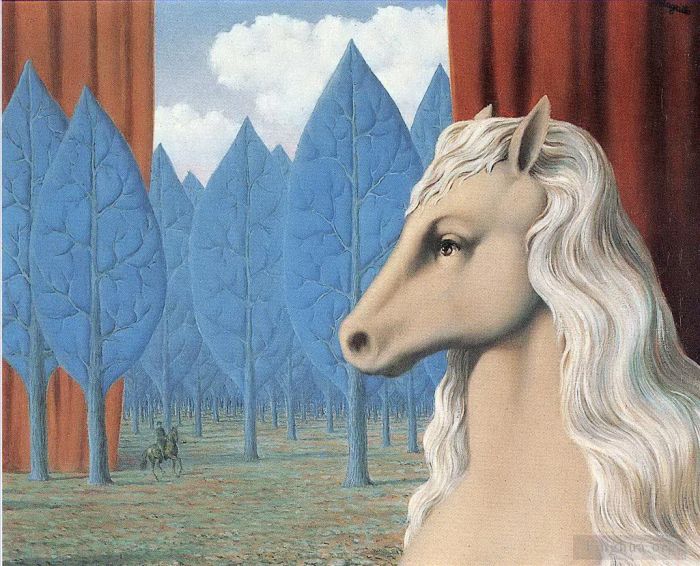 雷内·马格利特 当代各类绘画作品 -  《纯粹理性,1948》