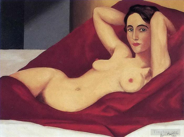 雷内·马格利特 当代各类绘画作品 -  《裸体斜倚,1925》
