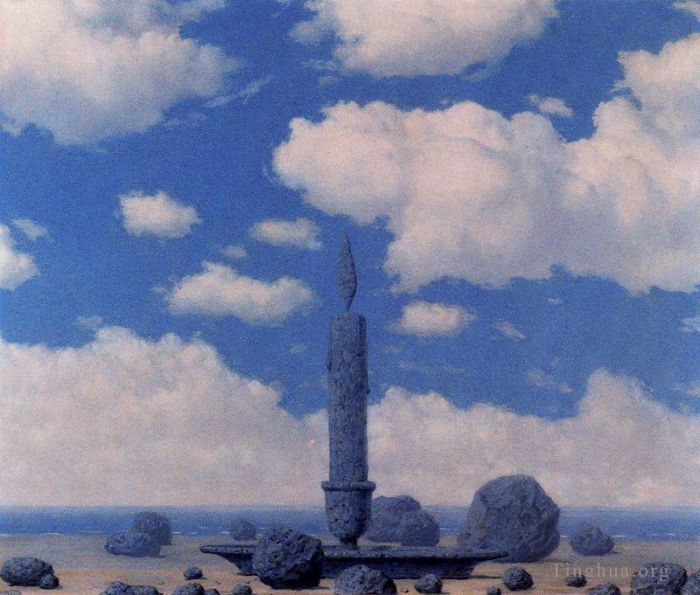 雷内·马格利特 当代各类绘画作品 -  《旅行纪念品》