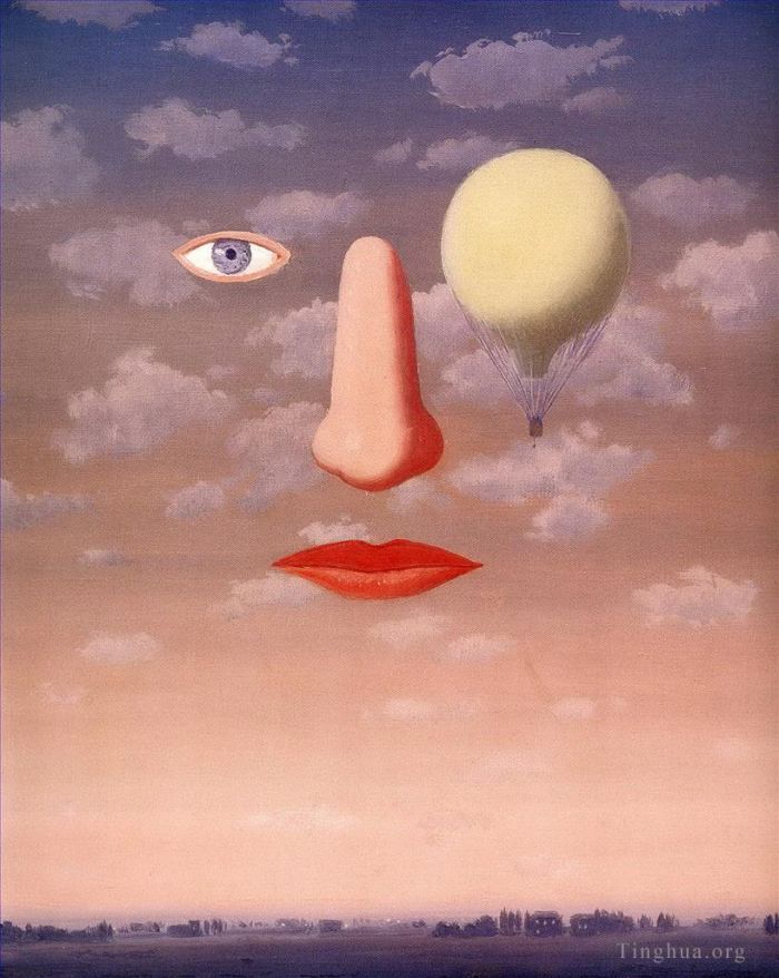 雷内·马格利特 当代各类绘画作品 -  《美丽的关系,1967》
