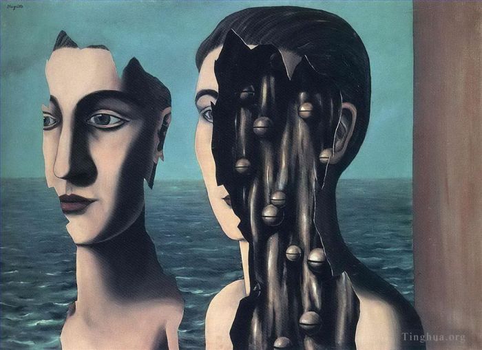 雷内·马格利特 当代各类绘画作品 -  《双重秘密,1927》