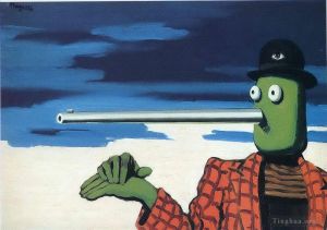 雷内·马格利特的当代艺术作品《椭圆,1948》