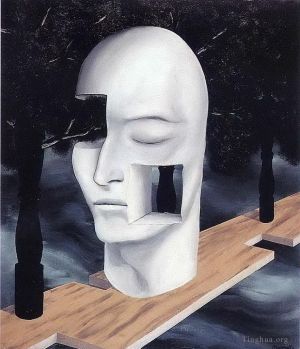 雷内·马格利特的当代艺术作品《天才的面孔,1926》