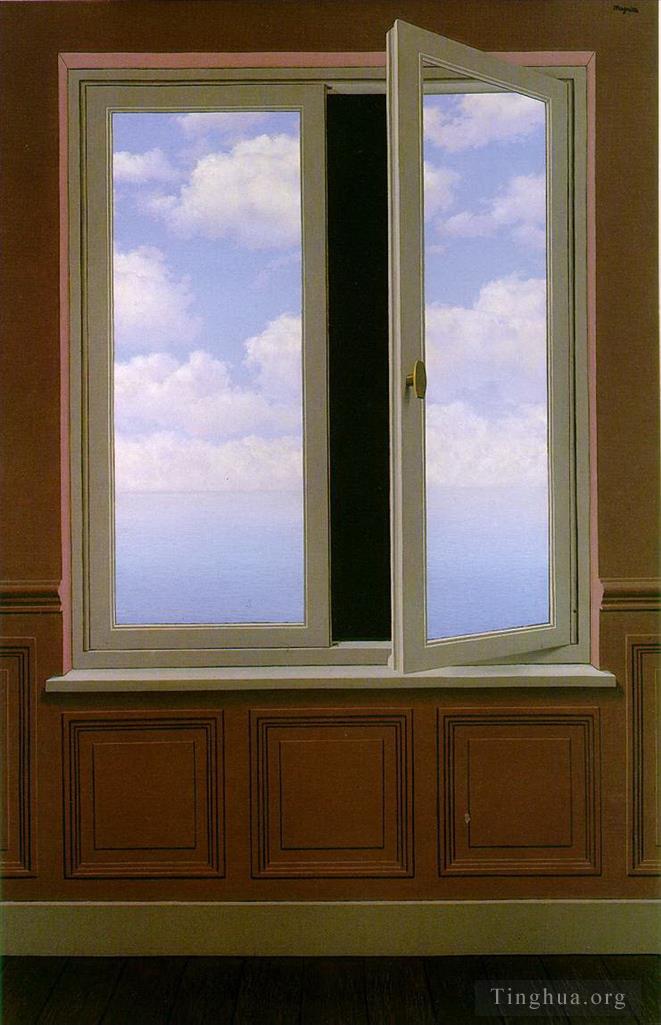 雷内·马格利特作品《镜子,1963》