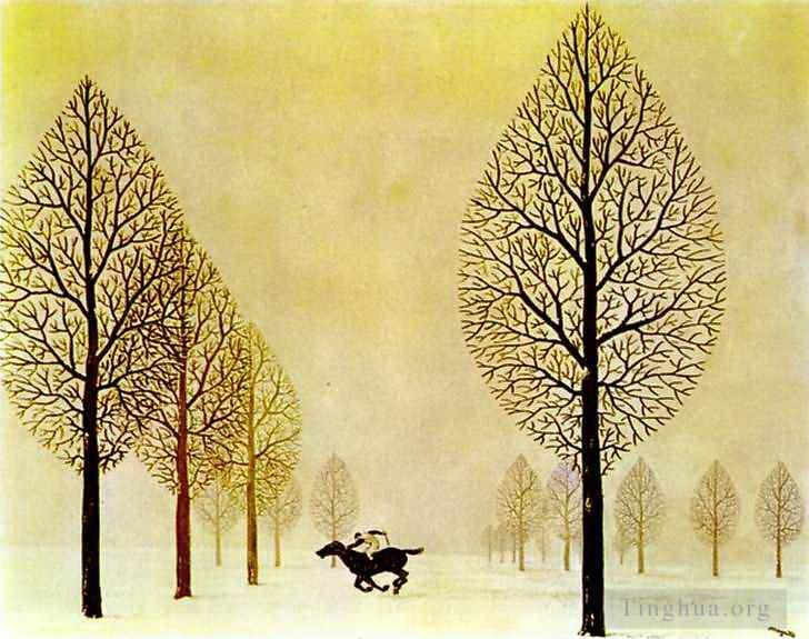 雷内·马格利特作品《失踪的骑师,1948》