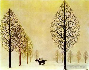 雷内·马格利特的当代艺术作品《失踪的骑师,1948》