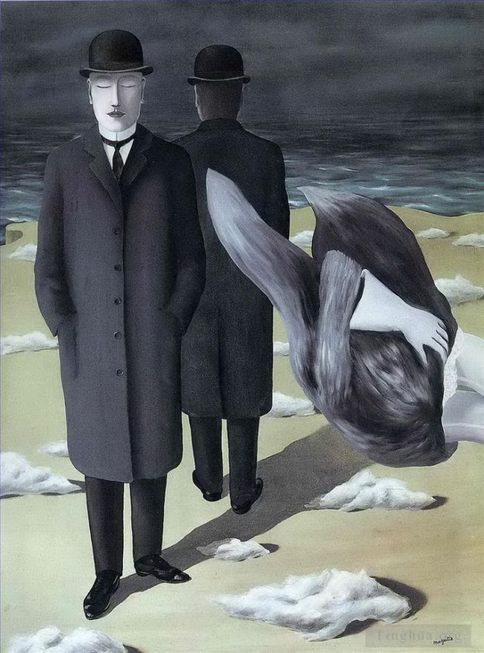 雷内·马格利特 当代各类绘画作品 -  《1927年夜晚的意义》