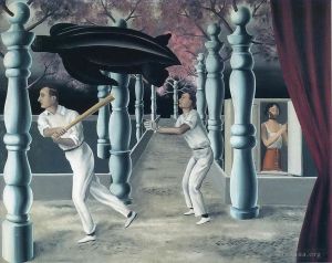 雷内·马格利特的当代艺术作品《秘密玩家,1927》