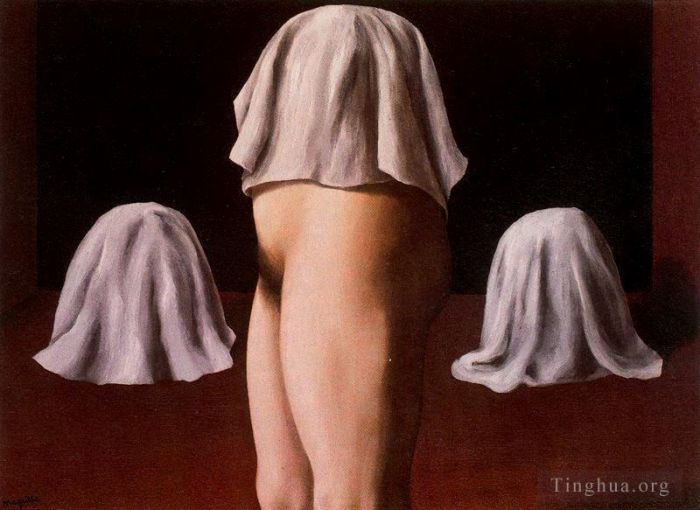 雷内·马格利特 当代各类绘画作品 -  《对称魔术,1928》