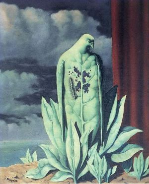 雷内·马格利特的当代艺术作品《悲伤的味道,1948》